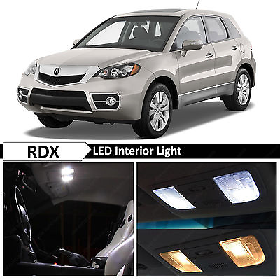 #ad 12x White LED Lights Interior Package Kit for 2007 2012 Acura RDX $12.89