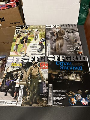 #ad Recoil Off Grid Magazine Lot Of 5 Issues 25 29 Prep Survival Defense Gear Medic $32.95