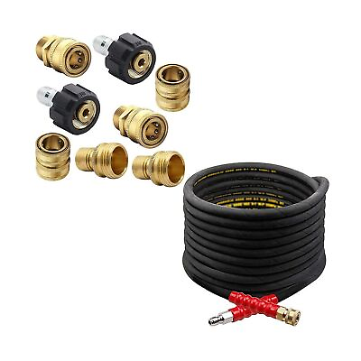 #ad Twinkle Star Pressure Washer Adapter Set 3 8 Inch Pressure Washer Hose $97.48