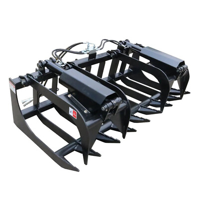 #ad Landy Attachments 72#x27;#x27; Skid Steer Root Rake Grapple Bucket Front End Loader $1531.90