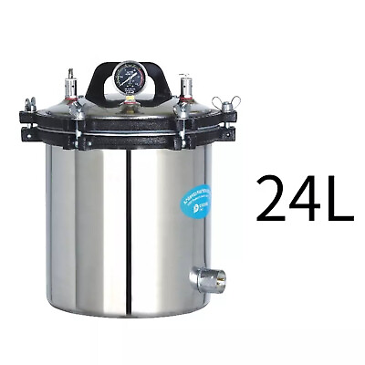 #ad 24L Stainless Steel Dental Pressure Steam Autoclave Sterilizer Machine YX 24LM $418.99