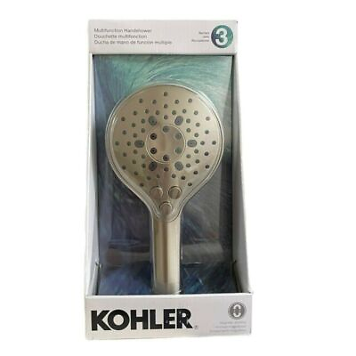 #ad Kohler Prosecco Multifunction Handheld Shower Head Brushed Nickel. $24.99