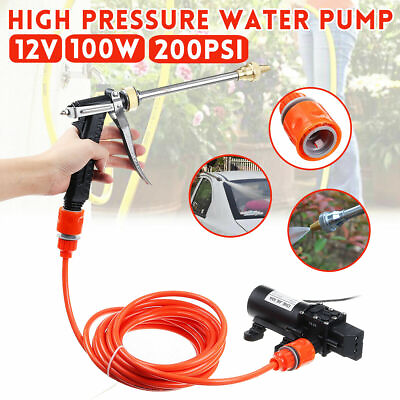 #ad 200PSI High Pressure Car Washer Cleaner Water Wash Pump Sprayer Tool w 6M Tube $68.89