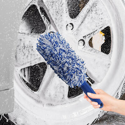 #ad 11.8in Soft Wheel Cleaner Brushes Car Detailing Cleaning Scrub $9.14