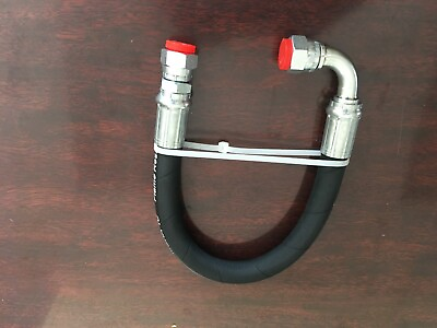 #ad  3 4quot; x 180quot; 2 Wire Hydraulic Hose Assembly with 1 Female JIC amp; 1 female JIC 90 $123.56