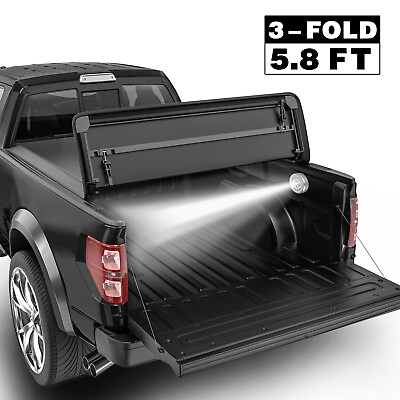 #ad Tri Fold Tonneau Cover 5.8Ft Bed For 2019 2024 Chevy Silverado GMC Sierra 1500 $135.00