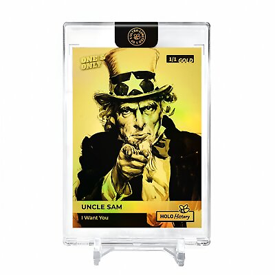#ad UNCLE SAM I Want You Card 2023 GleeBeeCo #UIN3 G Encased Holo GOLD 1 1 $119.00