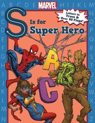 #ad S is for Super Hero Board book By Wong Clarissa GOOD $3.88