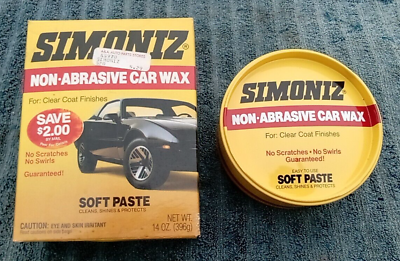 #ad #ad Vintage 1989 Automotive Car SIMONIZ Wax Polish Metal Can Oil Pontiac Trans Am $18.38