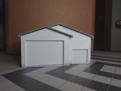 #ad 1:64 scale quot;Maple Streetquot; 3 Car Garage 3D printed Matt#x27;s Model Building $45.00