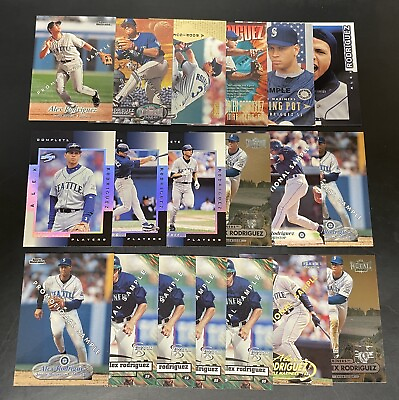 #ad Lot x19 1997 Mixed Brands ALEX RODRIGUEZ LOT Rookie RC *All Promo Sample* $7.99