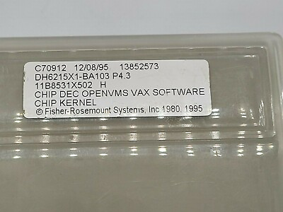 #ad #ad DH6215X1 BA103 P4.3 Chip Dec OpenVMS vax software $39.99