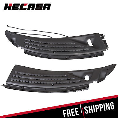 #ad For 09 14 Ford F150 Windshield Wiper Cowl Panel Grille Set w Seals Left Right $114.96