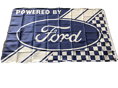 #ad Ford Powered By Ford Flag Banner 3x5 Ft Flag Garage Car Show Wall Gift New $12.99