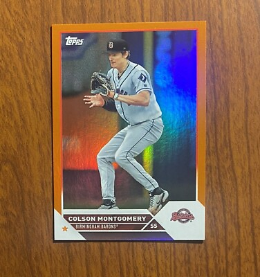 #ad 2023 Topps Pro Debut #PD 46 Colson Montgomery Orange Foil Refractor 25 $9.99