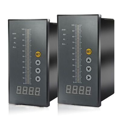 #ad Digital Pressure Liquid Level Indicator Temperature Controller Relay 4 20mA $59.49
