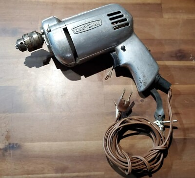 #ad #ad Vintage Craftsman Electric Drill 1 4” With Chuck $24.99
