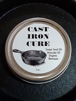 #ad Cast Iron Cure cast iron seasoning $9.99