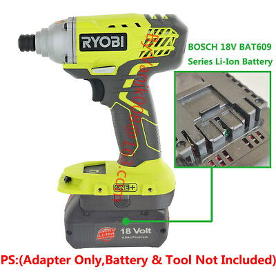 #ad 1PCS BOSCH 18V Li Ion Battery To Ryobi 18V Cordless Tools Adapter Adapter Only $27.58