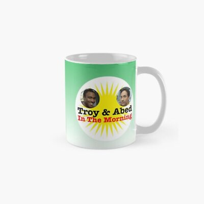 #ad #ad Troy and Abed In the Morning Mug Classic Mug 11 Oz 15 Oz Black White $14.99