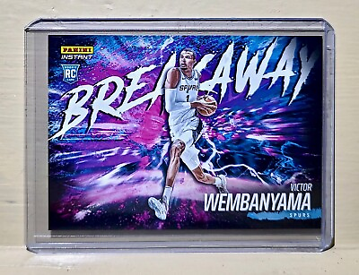#ad Victor Wembanyama 2023 24 Panini NBA Breakaway #1 Rookie Card 1 of 4085 $29.75