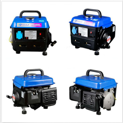 #ad #ad 220V Portable silent gasoline generator Camping Inverter Generator Set 650W sj $144.69