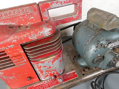 #ad Early Vintage Craftsman Air Brush Paint Sprayer Compressor 283.18071 w GE Motor $135.00