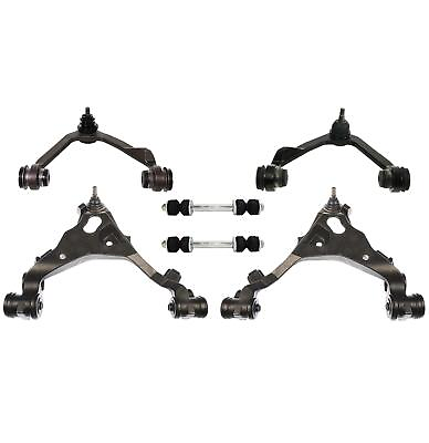 #ad 6 pc Upper Lower Control Arm Ball Joint Sway Bar for Ford F150 Lincoln Navigator $350.02
