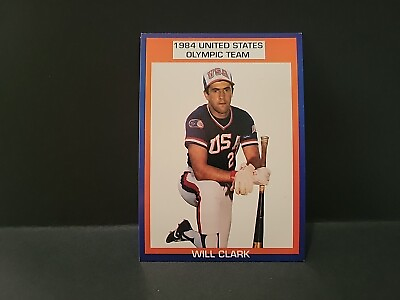 #ad Rare VINTAGE 1984 Will Clark #22 Olympic Team USA Baseball Card Oddball $4.99