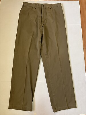 #ad Cabelas Outdoor Gear Pants Mens 36 Reg Brown Khakis 100% Cotton $19.99
