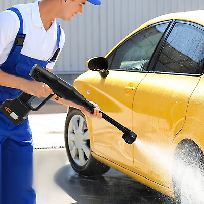 #ad Cordless Electric High Pressure Water Spray Car Gun Portable Yard Washer Cleaner $88.78