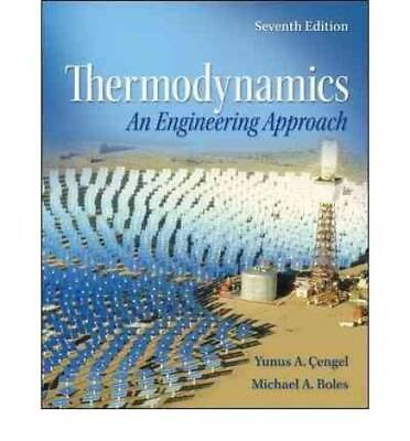 #ad Thermodynamics : An Engineering Approach 7th Edition Hardcover ACCEPTABLE $28.04