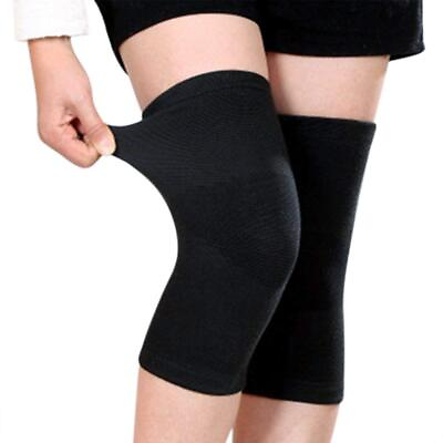 #ad Caviotess 1 Pair Bamboo Fabric Knee Compression Sleeves Knee Support for Joint P $17.80