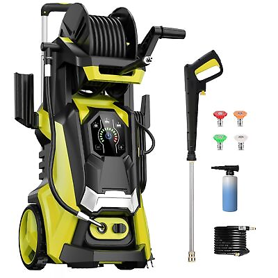 Electric Pressure Washer 4000 PSI 2.6 GPM Three Modes of Touch Screen Adjusta... #ad $183.57