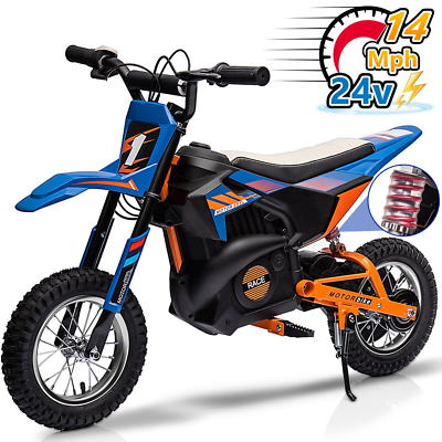 #ad 24V Dirt Electric Ride on Motocross Bike for Kids and Teens 13 between 40 and 1 $433.95