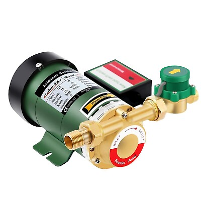 #ad Water Pressure Booster Pump Automatic With Water Flow Switch Brass NEW $139.49