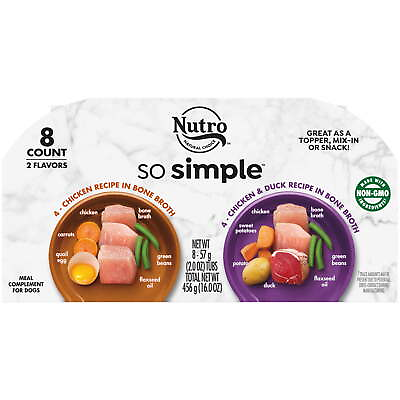 #ad So Simple Meal Complement Wet Dog Food Chicken And Chicken $19.85