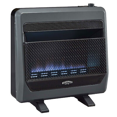 #ad Bluegrass Living 30000BTU Natural Gas Ventless Space Heater with Blower and Feet $224.99