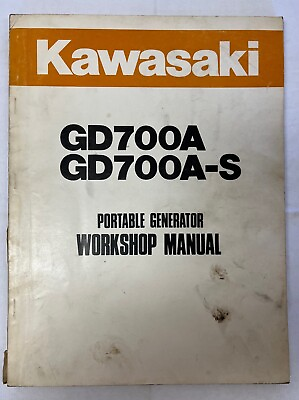 #ad Kawasaki Portable Generator Workshop Manual 99924 2014 GD700A GD700A S $23.95