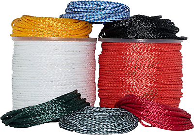 #ad SGT KNOTS Hollow Braid Polypropylene Barrier Rope Moisture amp; Chemical for Golf $21.09