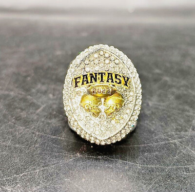 #ad 2022 Fantasy Football League FFL Ring Winner #1 Golden Helmets Champion Rings $13.80