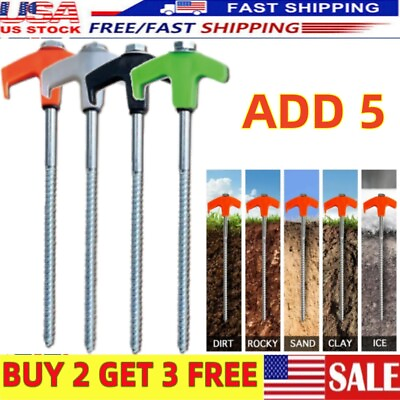 #ad quot; Screw in Tent Stakes Ground Anchors Screw inSplendiday Tent Stakes $8.79