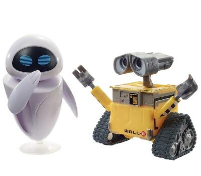 NEW Wall E and Eve Posable Action Figure Toy from Disney Pixar Movie $17.57