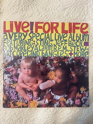 #ad Various ‘ Live For Life ‘ Vinyl LP Album IRS 5731 US 1986 Rock Reggae VG VG $5.00