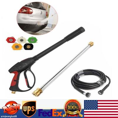 #ad #ad For Craftsman High Pressure Power Washer Spray Gun Wand Hose Kit5 Tips New $30.00