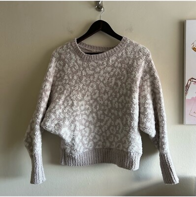 #ad Jessica Simpson Cheetah Print Sweater Size Small $25.00