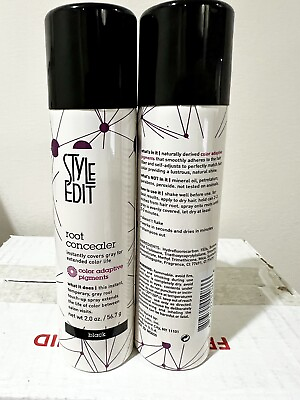 #ad Style Edit Root Concealer Touch Up Spray BLACK DUO PACK Come Get a Deal Now $23.99