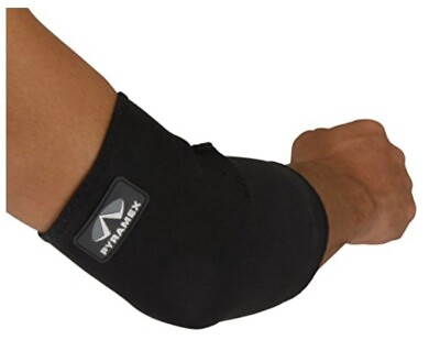 #ad 2x Elbow Support Brace Compression Arm Sleeves Joint Pain Relief Gym Size Medium $9.99