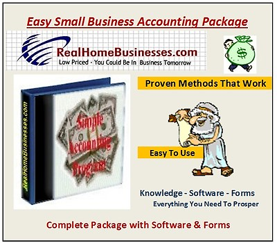 Small Business Accounting Program written in Excel $19.95