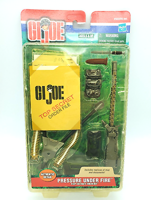 #ad GI Joe PRESSURE UNDER FIRE Top Secret Orders 2000 Gear Accessories 1:6 $29.99